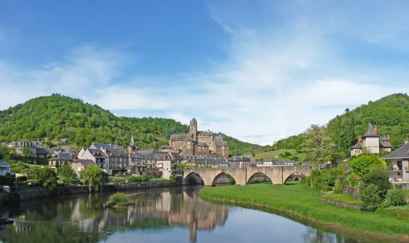 village d'Estaing en Aveyron